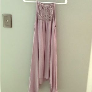 Lavender lace summer dress